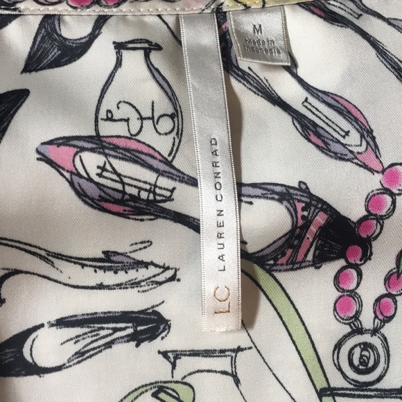 ❤️Ultra fem print ruffles pearls shoes cami tank - Picture 13 of 16